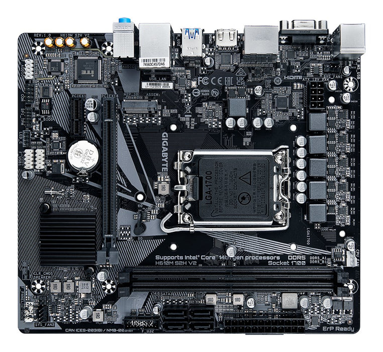 GIGABYTE H610M-S2H V2 DDR5 motherboard