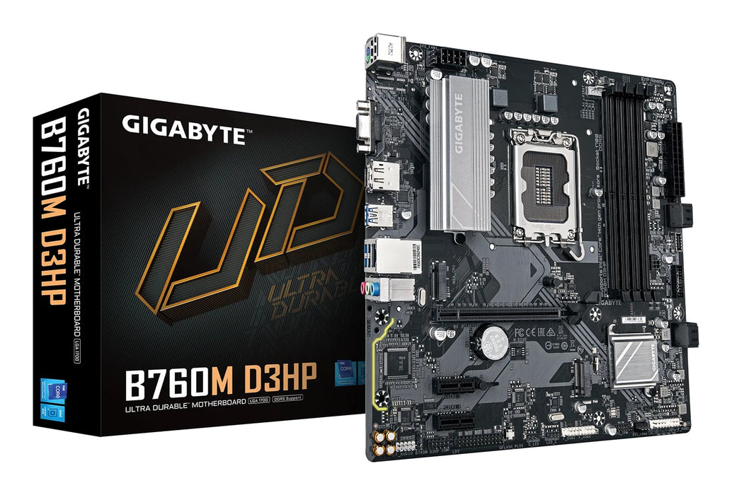 Motherboard GIGABYTE B760M D3HP DDR5, socket 1700, mATX