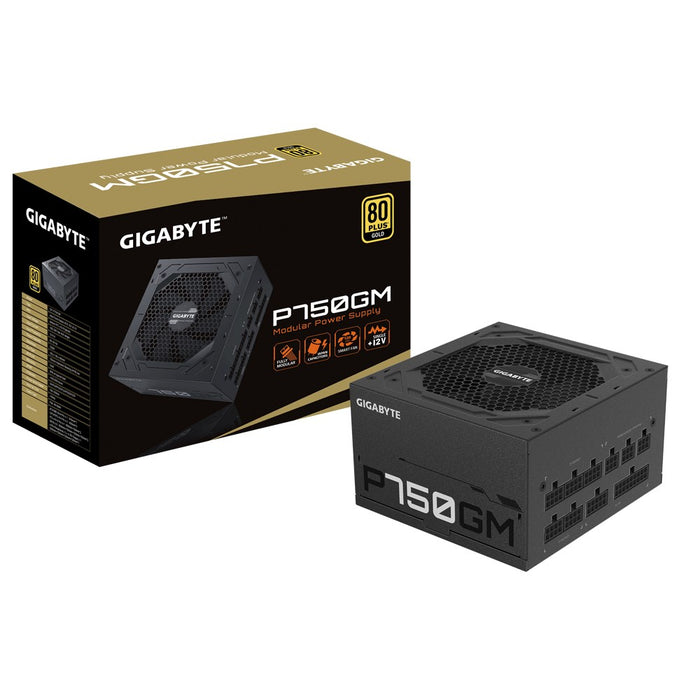 Power supply unit Gigabyte P750W, 750W, 80+ GOLD, Modular