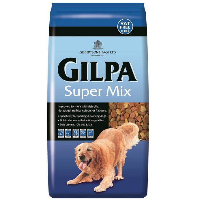 GILPA Super Mix - dry dog food - 15kg