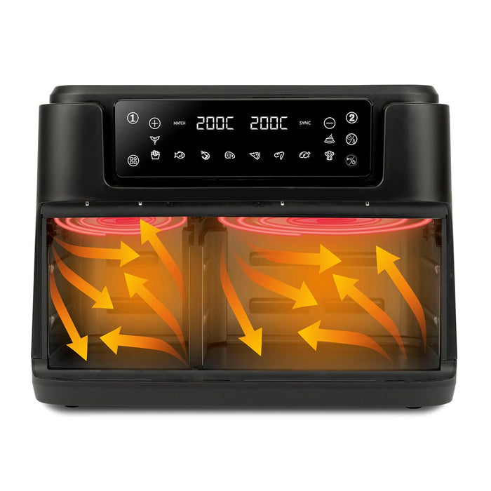 Girmi FG26 double fat free fryer
