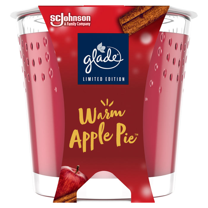 GLADE WARM APPLE PIE SCENTED CANDLE