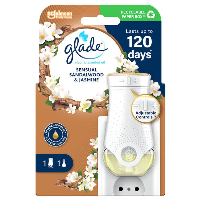 ELECTRIC DISPENSER SET SANDALWOOD 20 ML GLADE