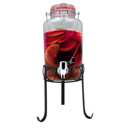 GLASS DISPENSER SET WITH STAND 3L VIN BOUQUET - Буркани и продукти за консервиране<<<Домашни потреби<<<Кухня<<<Praktiker