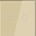 GLASS PANEL FOR DOUBLE KEY LUXON GOLD - Ключове и контакти<<<Електроматериали<<<Строителни материали<<<Praktiker