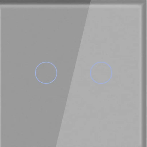 GLASS PANEL FOR DOUBLE KEY LUXON GRAY - Ключове и контакти<<<Електроматериали<<<Praktiker&&&Ключове и