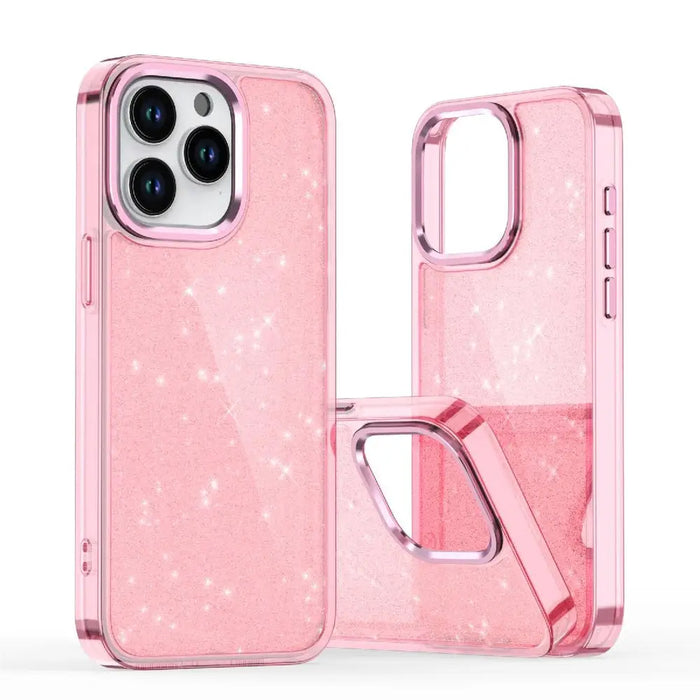 Glitter Case for iPhone 16 - pink with glitter - Cell phone cases and covers<<<HurtelXML