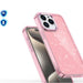 Glitter Case for iPhone 16 Pro Max - pink with glitter - Cell phone cases and covers<<<HurtelXML