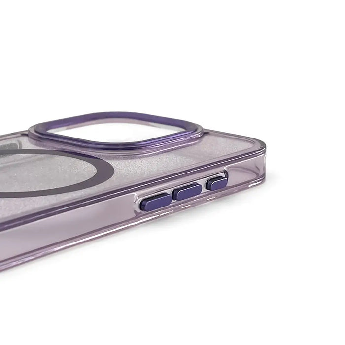 Glitter Case MagSafe for iPhone 16 Plus - purple with glitter - Cell phone cases and covers<<<HurtelXML