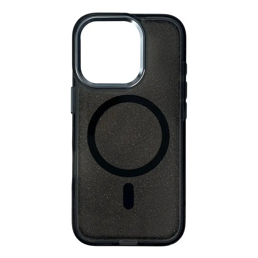 Glitter Case MagSafe for iPhone 16 Pro Max - black with glitter - Cell phone cases and covers<<<HurtelXML
