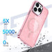 Glitter Case MagSafe for iPhone 16 Pro - pink with glitter - Cell phone cases and covers<<<HurtelXML