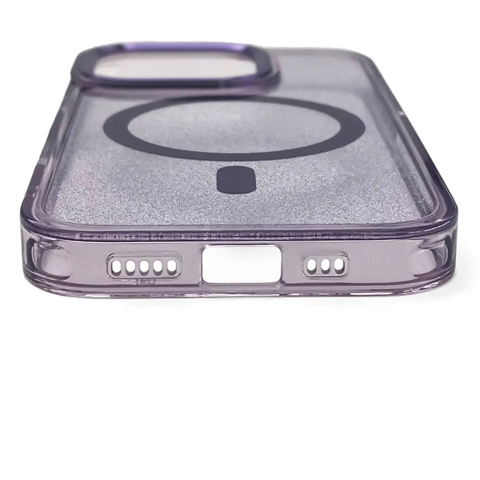 Glitter Case MagSafe for iPhone 16 Pro - purple with glitter - Cell phone cases and covers<<<HurtelXML