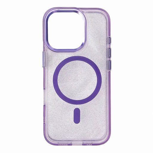 Glitter Case MagSafe for iPhone 16 - purple with glitter - Cell phone cases and covers<<<HurtelXML
