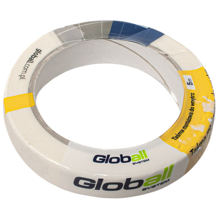 DOUBLE ADHESIVE INSTALLATION TAPE INTERIOR 5 MX 19 MM GLOBALL