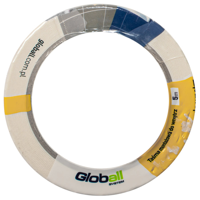 DOUBLE ADHESIVE INSTALLATION TAPE INTERIOR 5 MX 19 MM GLOBALL