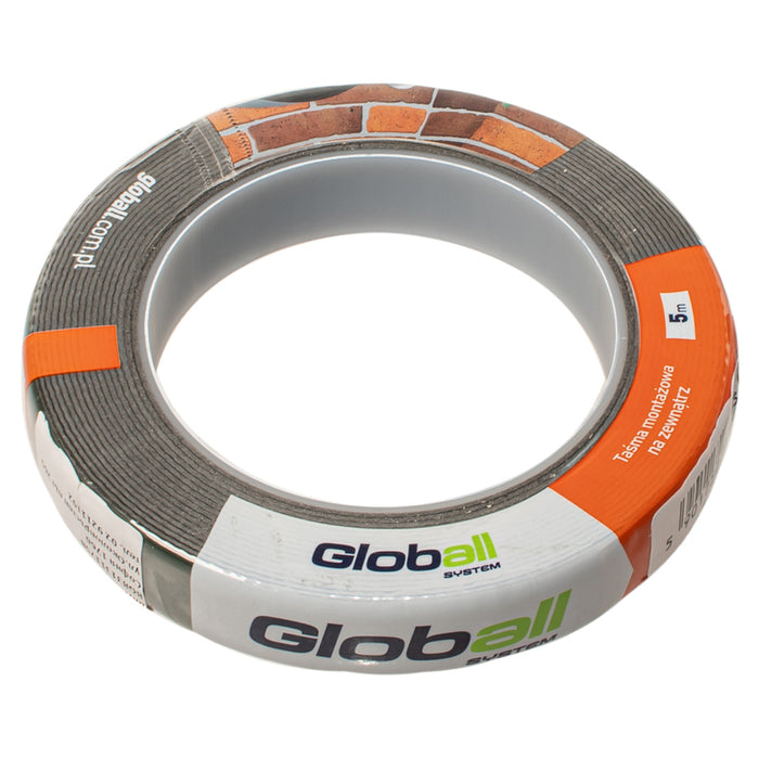 DOUBLE ADHESIVE MOUNTING TAPE EXTERIOR 5 MX 19 MM GLOBALL