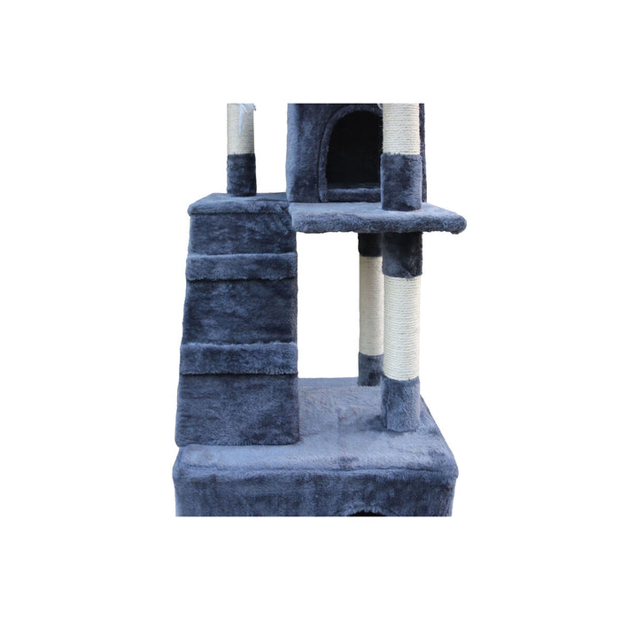 Cat scratching post Gloria Nilo Grey Polyester Wood Paper Plastic Sisal 7,5 cm