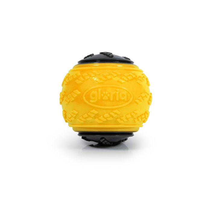 Pet Ball Gloria PLAY AND RUN Yellow TPR L 8,89 cm