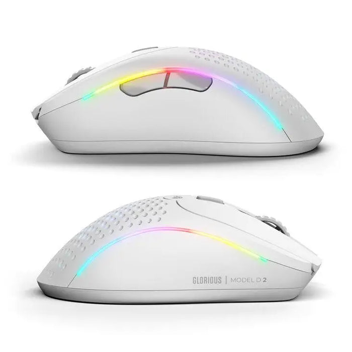 Glorious Model D 2 Wireless Gaming Mouse - White - Геймърски мишки<<<Геймърска периферия<<<ValiAPI&&&Gaming
