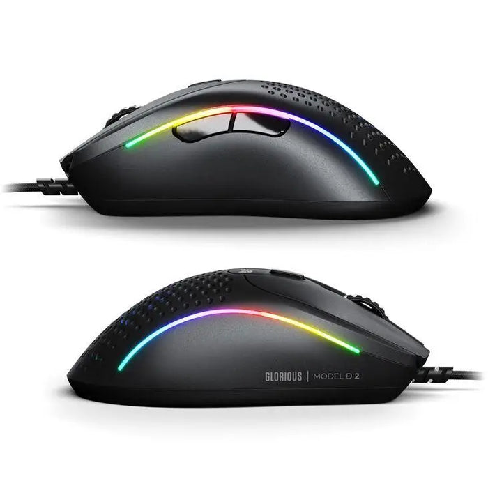 Glorious PC Gaming Race Model D 2 mouse Universal Ambidextrous USB Type-A Optical 26000 DPI - Геймърски