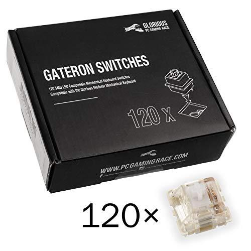 Glorious Gateron Clear mechanical keyboard switches 120 pcs