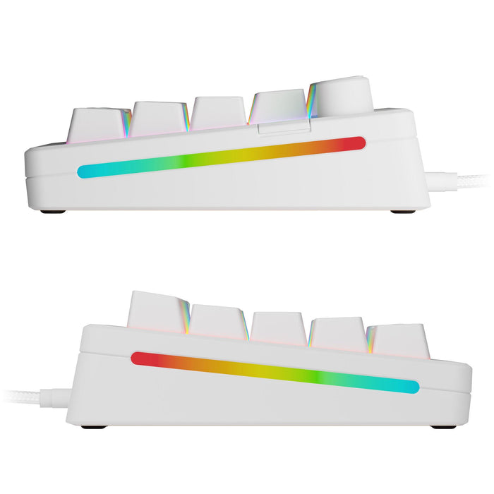 Glorious GMMK 3 Gaming Mechanical Keyboard 65% White - Fox Linear Switches