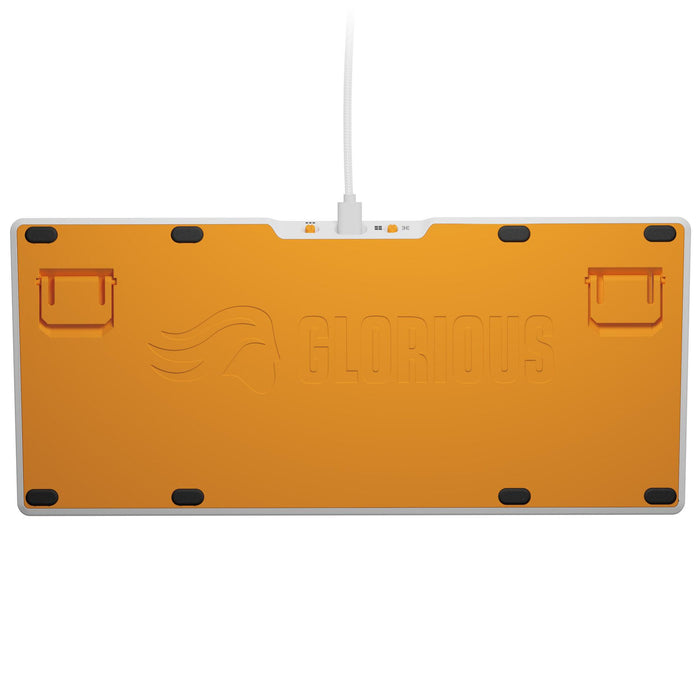 Glorious GMMK 3 Gaming Mechanical Keyboard 75% White - Fox Linear Switches