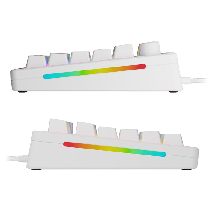 Glorious GMMK 3 HE 75% White Gaming Mechanical Keyboard - Fox HE Switches