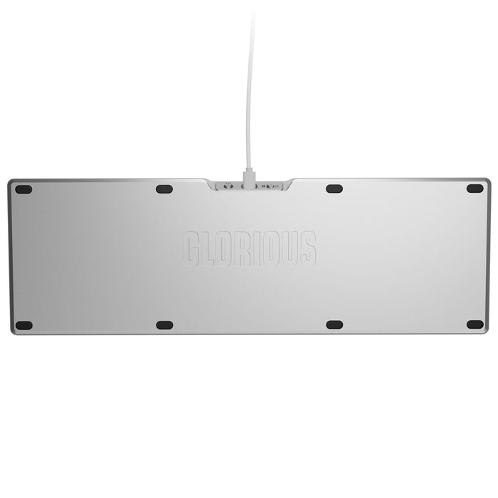Glorious GMMK 3 Pro 100% Silver Gaming Mechanical Keyboard - Fox Linear Switches