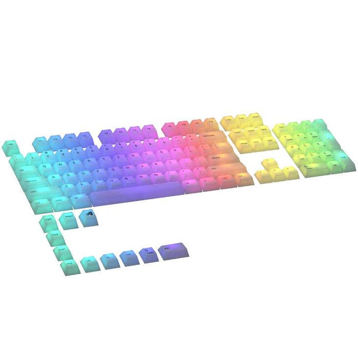 Mechanical Keyboard Caps Glorious Polychroma RGB PBT 115-Keycaps, ANSI, US-Layout