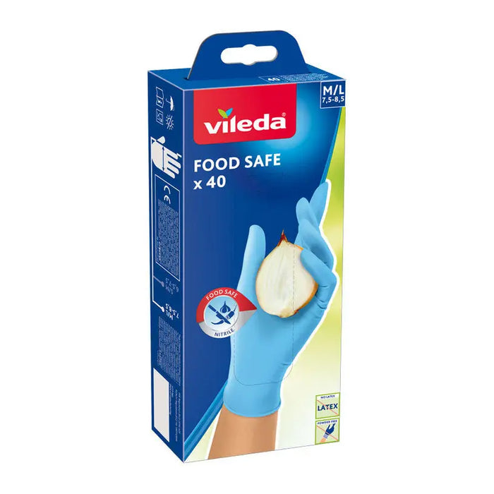 GLOVES FOOD SAFE M/L 40 PCS VILEDA - Продукти за почистване<<<Домашни потреби<<<Кухня<<<Praktiker