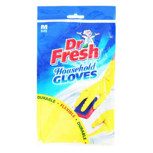 GLOVES LATEX M SIZE DR. FRESH - Продукти за почистване<<<Домашни потреби<<<Кухня<<<Praktiker