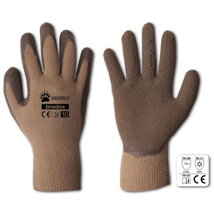 GLOVES SIZE: 9 BRADAS GRIZZLY - Ръкавици<<<Работно облекло<<<Инструменти и железария<<<Praktiker