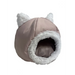 GO GIFT cat bed - beige - 40x40x34 cm - To sleepDLK-LEG<<<For the catDLK<<<ActionPL