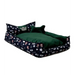 GO GIFT Dog and cat bed L - green - 90x75x16 cm - To sleep (universal)DLZ-DSU<<<For petsDLZ<<<ActionPL