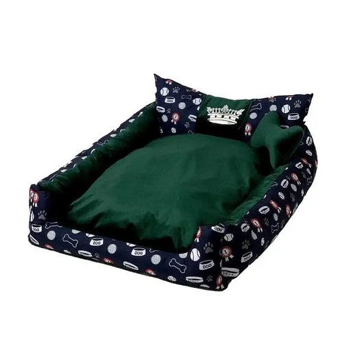 GO GIFT Dog and cat bed L - green - 90x75x16 cm - To sleep (universal)DLZ-DSU<<<For petsDLZ<<<ActionPL