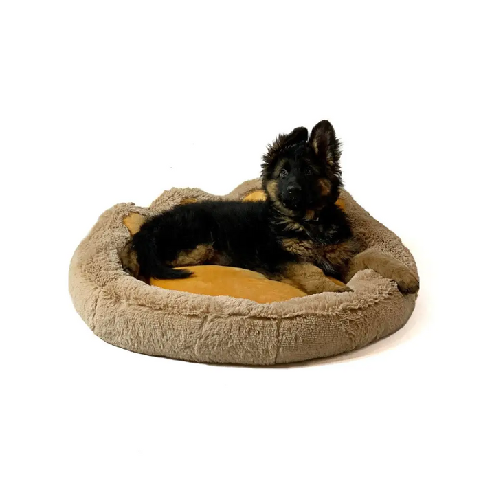 GO GIFT Dog and cat bed XL - camel - 75x75 cm - To sleep (universal)DLZ-DSU<<<For petsDLZ<<<ActionPL