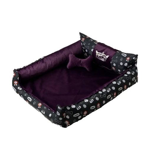 GO GIFT Dog and cat bed XL - purple - 100x90x18 cm - To sleep (universal)DLZ-DSU<<<For petsDLZ<<<ActionPL