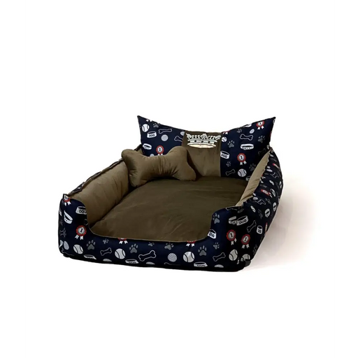 GO GIFT Dog and cat bed XXL - brown - 110x90x18 cm - To sleep (universal)DLZ-DSU<<<For petsDLZ<<<ActionPL