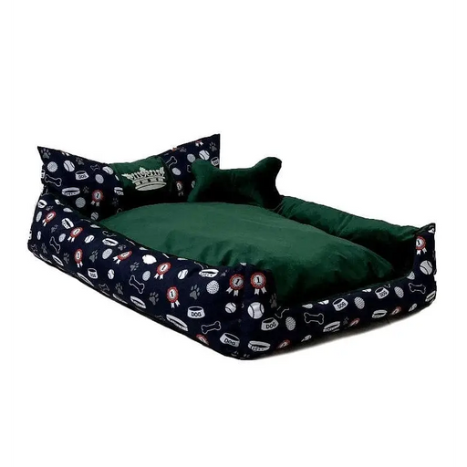 GO GIFT Dog and cat bed XXL - green - 110x90x18 cm - To sleep (universal)DLZ-DSU<<<For petsDLZ<<<ActionPL