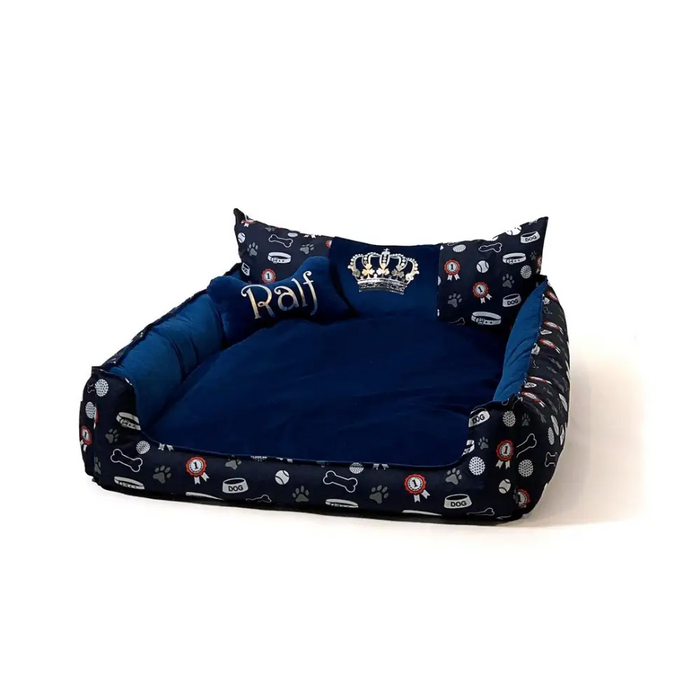 GO GIFT Dog and cat bed XXL - navy blue - 110x90x18 cm - To sleep (universal)DLZ-DSU<<<For petsDLZ<<<ActionPL
