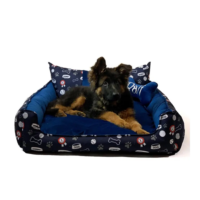 GO GIFT Dog and cat bed XXL - navy blue - 110x90x18 cm - To sleep (universal)DLZ-DSU<<<For petsDLZ<<<ActionPL