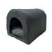 GO GIFT Dog and cat cave bed - graphite - 40 x 33 x 29 cm - To sleepDLK-LEG<<<For the catDLK<<<ActionPL
