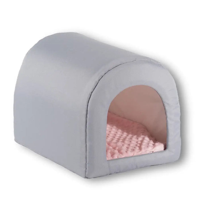 GO GIFT Dog and cat cave bed - light grey - 40 x 33 x 29 cm - To sleepDLK-LEG<<<For the catDLK<<<ActionPL