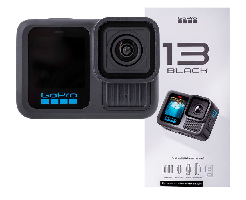 GoPro HERO13 BLACK action sports camera 27.6 MP 5.3K Ultra HD CMOS 25.4 / 1.9 mm (1 / 1.9") Wi-Fi 121 g