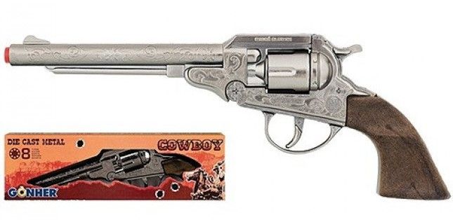 Children's toy Gonher - Cowboy revolver with eyelets