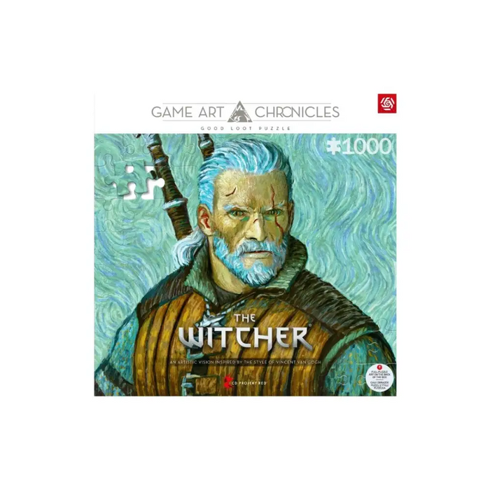 Good Loot Game Art Chronicles Puzzle: The Witcher Geralt & Vincent van Gogh (1000 elements) - PuzzleGDG-PUZ<<<Gadgets