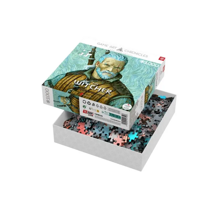Good Loot Game Art Chronicles Puzzle: The Witcher Geralt & Vincent van Gogh (1000 elements) - PuzzleGDG-PUZ<<<Gadgets