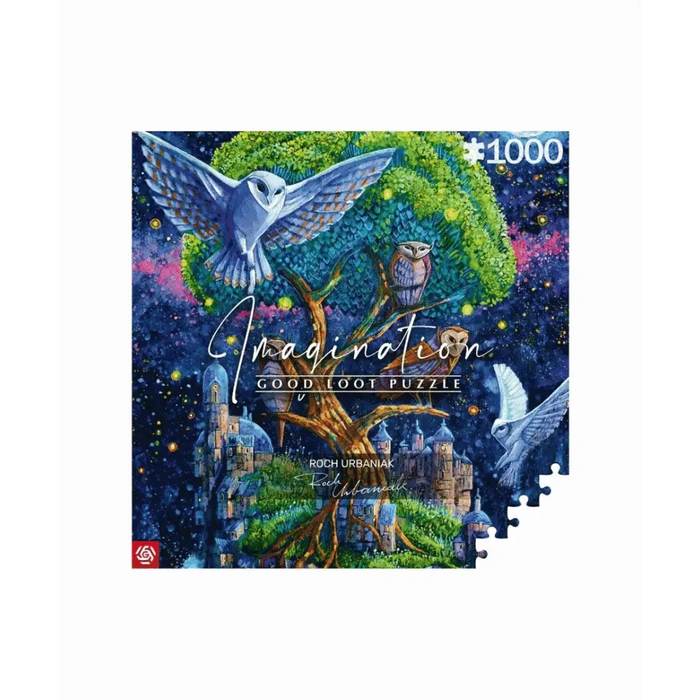 Good Loot Imagination Puzzle: Roch Urbaniak Owl Island (1000 elements) - TraditionalPUZ-TRA<<<(Games and Toys)