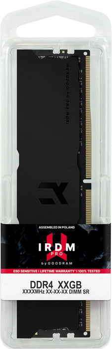 Goodram IRP-K3600D4V64L18/64GDC IRDM DEEP BLACK memory module 64 GB 2 x 32 GB DDR4